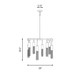 Chelsea Eight Light Chandelier (1-1366-8-322)
