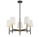 Brody Five Light Chandelier (1-1630-5-143)