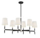 Brody Six Light Linear Chandelier (1-1631-6-173)