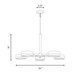 Ashor LED Chandelier (1-1635-5-143)