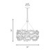 Camille Five Light Chandelier (1-1727-5-322)