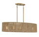 Savoy House - 1-1738-5-320 - Five Light Chandelier - Ashe - Warm Brass and Rope