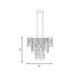 Livorno Four Light Chandelier (1-1846-4-127)