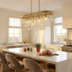 Livorno Eight Light Linear Chandelier (1-1847-8-127)