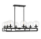 Savoy House - 1-1861-8-89 - Eight Light Chandelier - Crosby - Matte Black