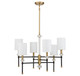 Tivoli Six Light Chandelier (1-1887-6-143)