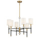Tivoli Six Light Chandelier (1-1887-6-143)