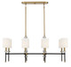 Tivoli Eight Light Linear Chandelier (1-1889-8-143)