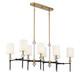 Tivoli Eight Light Linear Chandelier (1-1889-8-143)