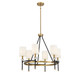 Tivoli Six Light Chandelier (1-1893-6-143)