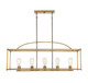 Palladian Five Light Linear Chandelier (1-190-5-322)