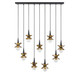 Portinatx Nine Light Linear Chandelier (1-2185-9-103)