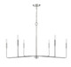 Salerno Six Light Chandelier (1-2221-6-109)