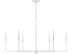 Savoy House - 1-2221-6-83 - Six Light Chandelier - Salerno - Bisque White