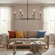 Salerno Six Light Chandelier (1-2221-6-89)