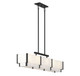 Savoy House - 1-2330-5-50 - Five Light Linear Chandelier - Orleans - Black Cashmere