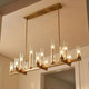 Carina 13 Light Linear Chandelier (1-2636-13-322)