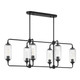 Holton Six Light Linear Chandelier (1-3026-6-89)