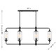 Holton Six Light Linear Chandelier (1-3026-6-89)