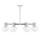 Savoy House - 1-3074-8-11 - Eight Light Chandelier - Wright - Chrome