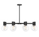 Savoy House - 1-3074-8-89 - Eight Light Chandelier - Wright - Matte Black