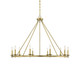 Savoy House - 1-310-10-322 - Ten Light Chandelier - Middleton - Warm Brass