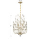 Irina Four Light Chandelier (1-3597-4-127)