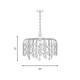Irina Six Light Chandelier (1-3598-6-127)