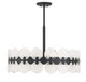 Savoy House - 1-3720-6-89 - Six Light Chandelier - Boca - Matte Black