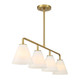 Blair Four Light Linear Chandelier (1-4014-4-322)