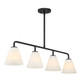 Blair Four Light Linear Chandelier (1-4014-4-89)