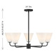 Blair Five Light Chandelier (1-4015-5-89)
