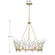 Orianna Six Light Chandelier (1-4073-6-127)