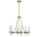 Nouvel Six Light Chandelier (1-5500-6-322)