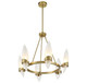 Nouvel Six Light Chandelier (1-5500-6-322)