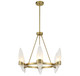 Nouvel Six Light Chandelier (1-5500-6-322)