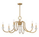 Bergdorf Six Light Chandelier (1-5802-6-322)