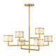 Savoy House - 1-6492-6-328 - Six Light Chandelier - Mariquita - Spun Gold