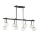 Couplet Eight Light Linear Chandelier (1-6699-8-143)