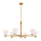 Kohlman Six Light Chandelier (1-7266-6-322)