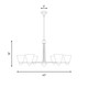 Kohlman Six Light Chandelier (1-7266-6-322)
