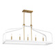 Sheffield Five Light Linear Chandelier (1-7804-5-142)