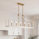 Sheffield Five Light Linear Chandelier (1-7804-5-142)