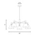 Pharos Five Light Chandelier (1-8004-5-127)