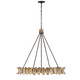 Savoy House - 1-8124-8-26 - Eight Light Chandelier - Monarch - Champagne Mist w/Coconut Shell
