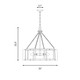 Genry Five Light Pendant (1-8200-5-322)