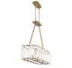 Genry Three Light Linear Chandelier (1-8203-3-322)
