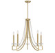 Savoy House - 1-8803-5-322 - Five Light Chandelier - Helen - Warm Brass