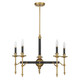 Consulate Five Light Chandelier (1-9511-5-143)