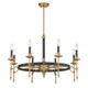 Consulate Eight Light Chandelier (1-9512-8-143)